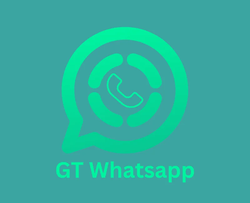 GT WhatsApp logo with a modified green WhatsApp icon on a teal background.