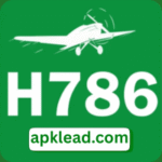 Logo of H786 Game featuring a white airplane icon