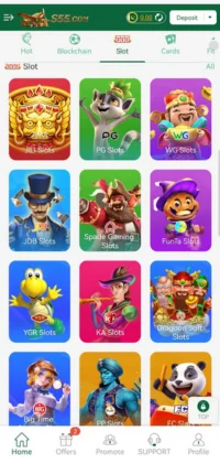 S55 Game APK Download (v2.3.1) Latest Version for Android Free (July 2025) 2 S55 Game app screen displaying various slot games.