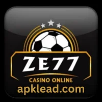 Zee 77 Game Casino Online logo with football icon and dark background