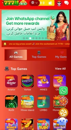 777B Game APK Download Free The Ultimate Play & Earn Gaming Experience 2 777B Game app home screen showing top games