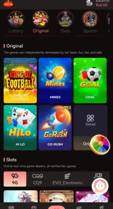 92Star Game APK Free Ultimate Gaming & Earning Platform of 2025 4 92star game Mobile gaming app interface showing different game categories