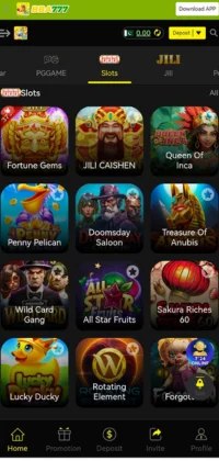BBA 777 APK Download– The Ultimate Android Game of Strength, Skill & Success 5 Screenshot of the BBA 777 Game under the "Slots" category,