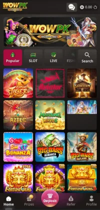 WOW PK Game APK Download Free (Real Earn Money) in Pakistan 4 WOW PK game logo with bold golden letters and a dark background, often featuring playing cards or chips.