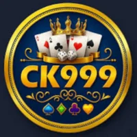CK999 Game logo featuring playing cards, dice, and a golden crown inside a circular badge.