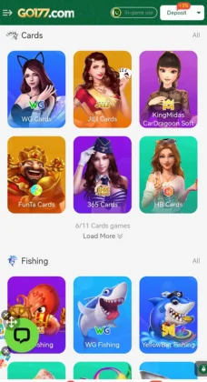 Go177 Game APK Download The Ultimate Play-to-Earn Experience For Free 3 Go177 Game app screen showing card games
