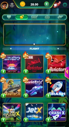 A screenshot of the Lucky PK 777 game app.