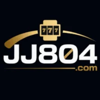 JJ804.com logo with a gold slot machine icon displaying 777 above the brand name.