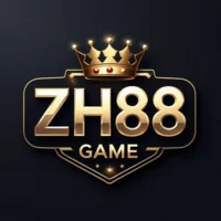 Gold and black ZH88 Game logo with a golden crown on top.