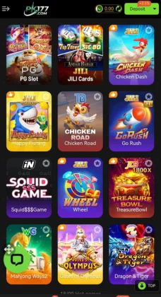 Pk177 Game APK Download Best earning app for Android in 2026 2 Pk177 Game app home screen showing multiple game icons and categories on a mobile interface.
